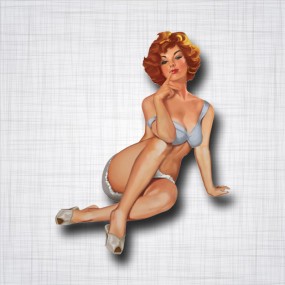 Pin-up Rousse