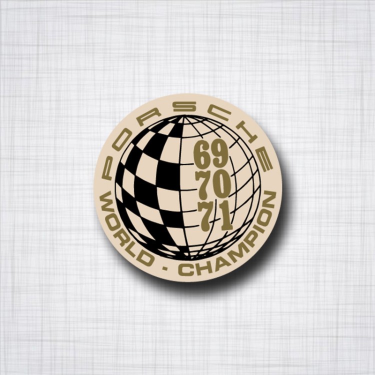 Sticker, world champion 1976 for Porsche 356a / 1958 / 1500