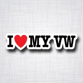 Sticker I Love my VW