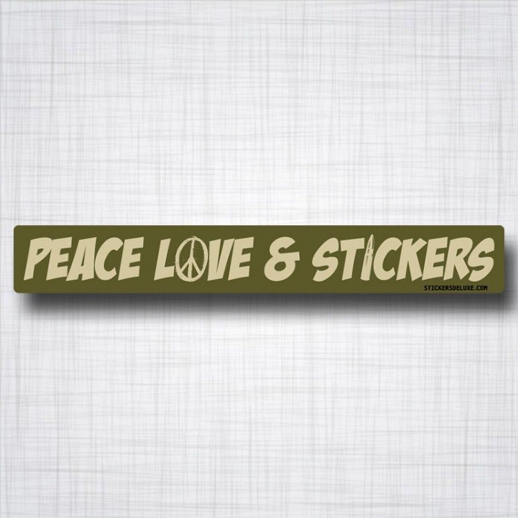 Peace Love & Stickers