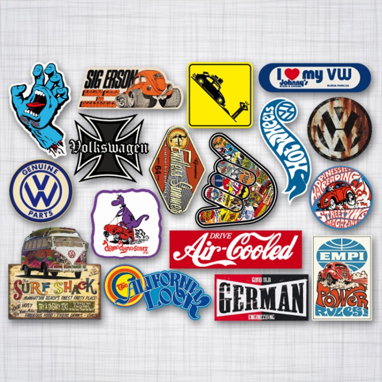 mini stickers VW Air Cooled