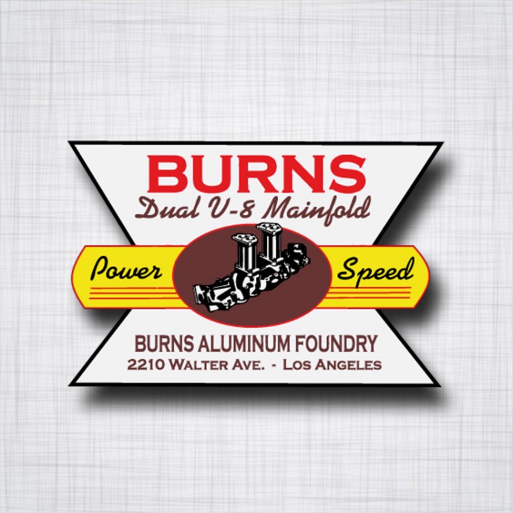 Burns Dual V8 Mainfold