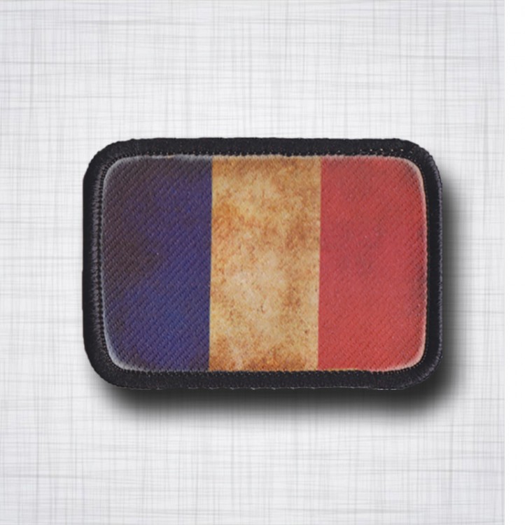 Drapeau Français vieilli Drapeau Français vieilli