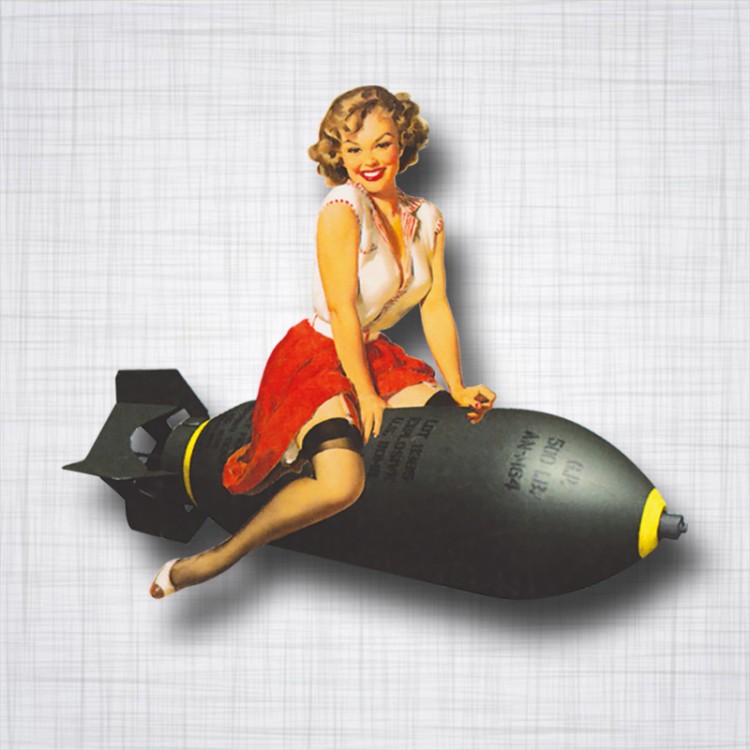 Pin-up Bombe Droit