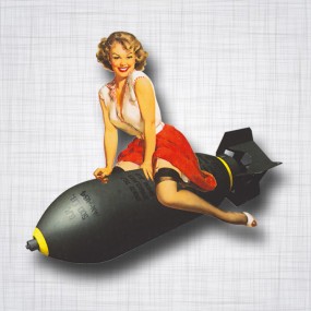 Pin-up Bombe Gauche