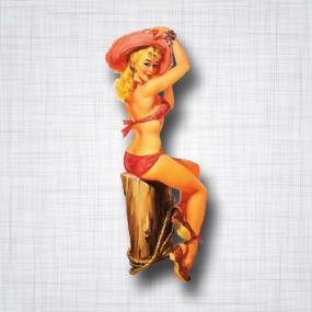 Pin-up Chapeau Droit