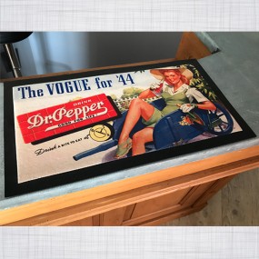 Tapis de comptoir Dr. Pepper "The vogue for 44"