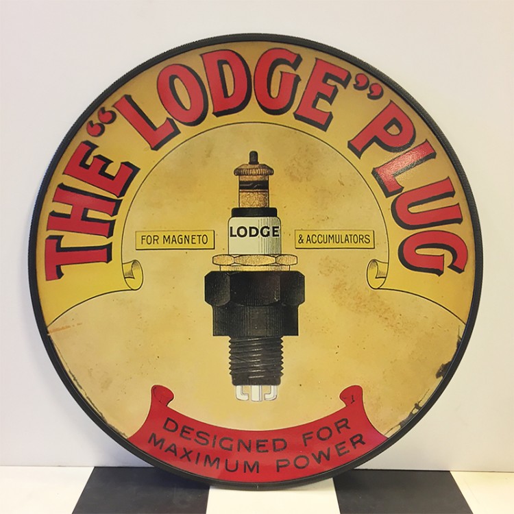 Plaque publicitaire The Lodge Plug