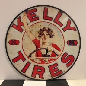 Plaque publicitaire Kelly Tires