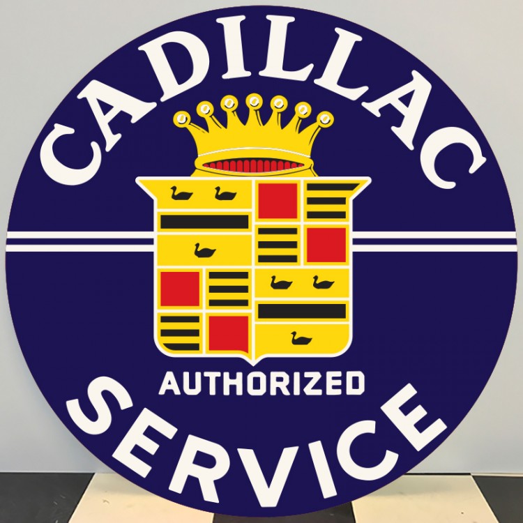 plaque-publicitaire-cadillac-service