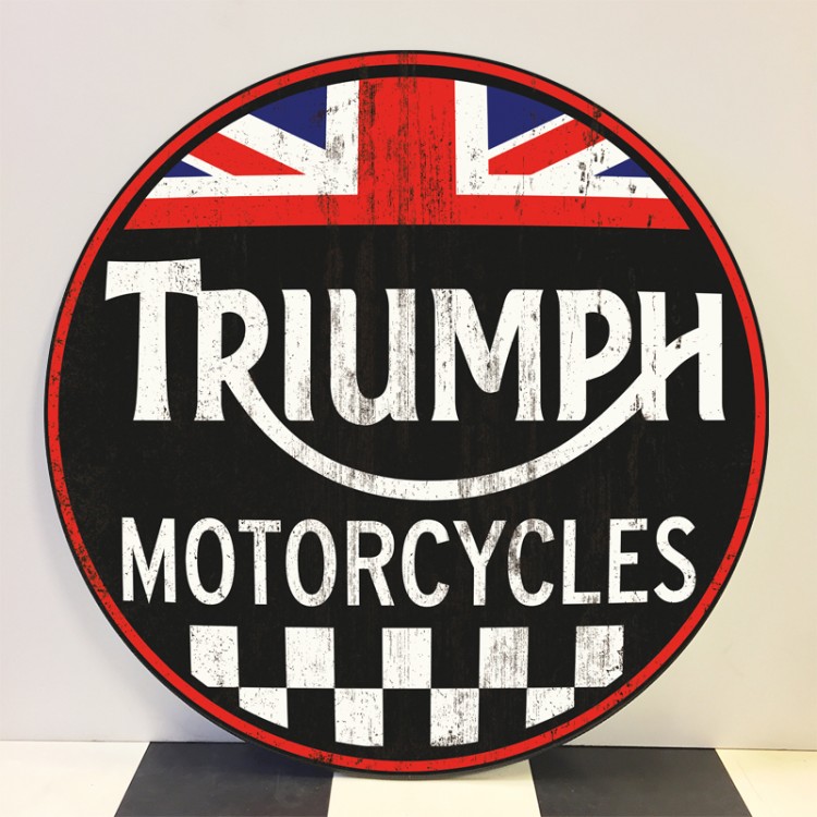 Plaque publicitaire Triumph Motorcycles