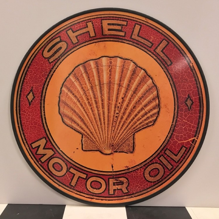 Plaque publicitaire SHELL MOTOR OIL