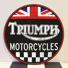 Plaque publicitaire Triumph Motorcycles 1936-1990