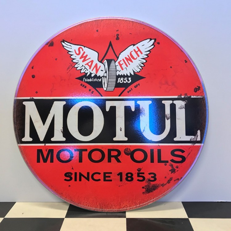 Plaque publicitaire Motul Motor Oils