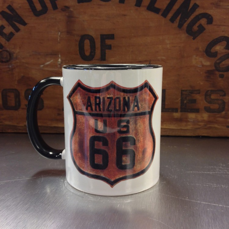 Mug céramique Route 66 Rouillé