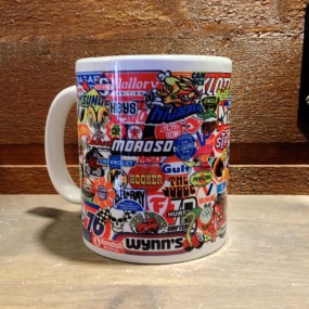 Mug céramique Blanc Stickerbomb