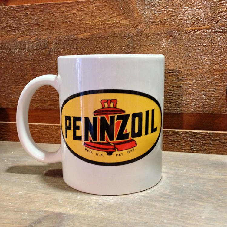 Mug céramique Blanc Pennzoil