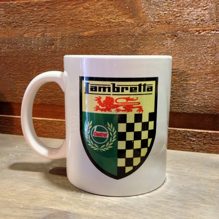 Mug céramique Blanc Lambretta Castrol