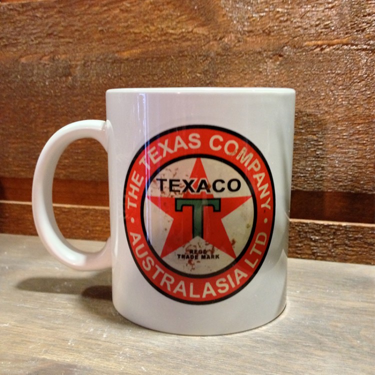 Mug céramique Blanc Texaco The Texas Company