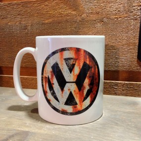 Mug céramique Blanc VW rouillé