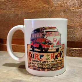 Mug céramique Blanc Combi Surf Shack