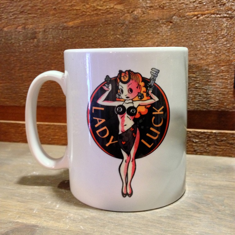 Mug céramique Blanc Lady Luck