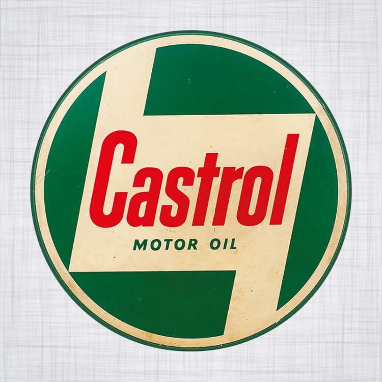 Sticker Castrol Motor Oil