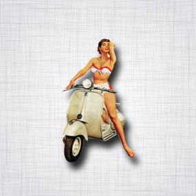 Pinup Vespa