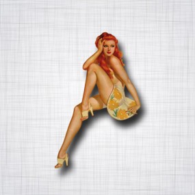 Pin-Up rousse
