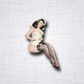 Pin-Up bas noirs