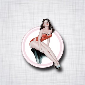 Sticker Pin-Up