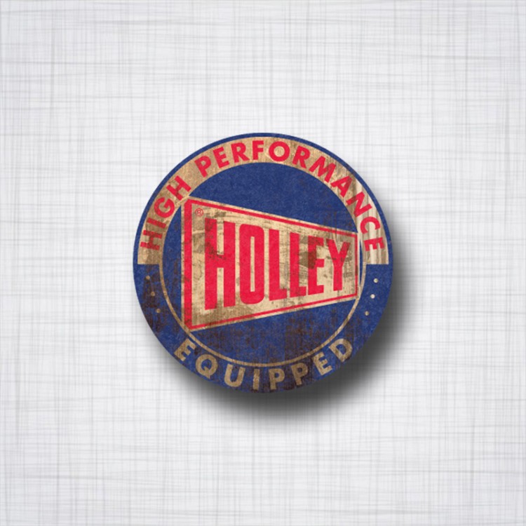 Sticker Holley Equipped Patina