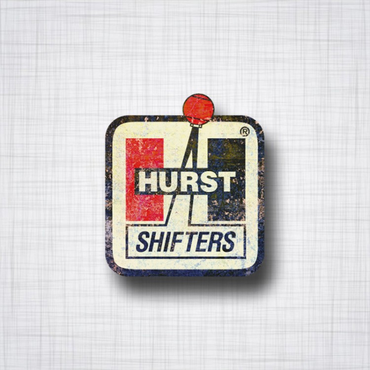 Sticker Hurst Shifters Patina