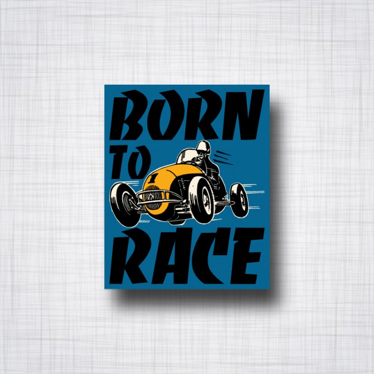Sticker Born to Race