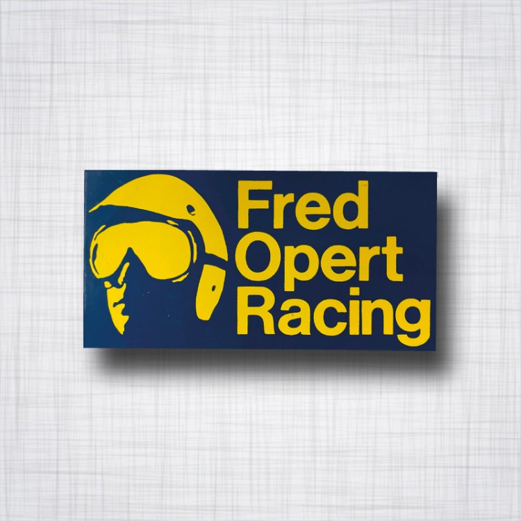 Sticker Fred Opert Racing