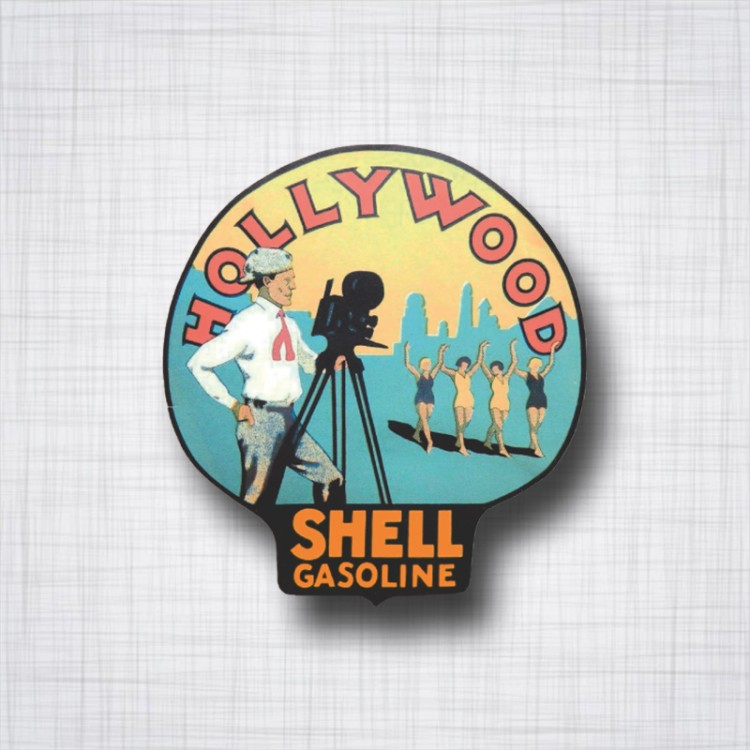 Sticker Shell Gasoline Hollywood