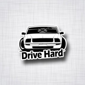 Sticker Drive Hard