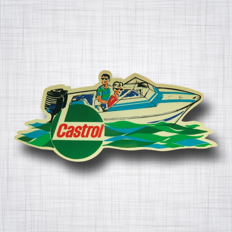 Sticker Castrol Vintage Hors Bord.