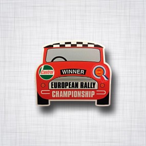 Sticker Mini, European Rally Winner.