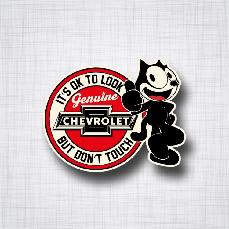 Sticker Chevrolet Felix, Look but Don't Touch.