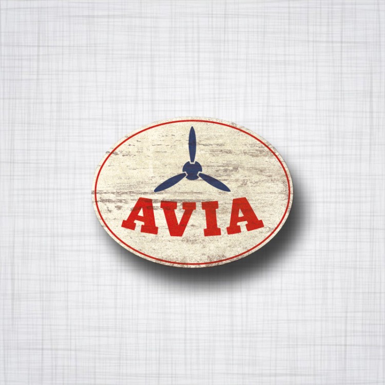 Sticker Avia Oil 1945.