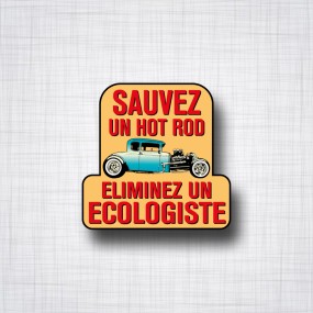 Sticker sauvez un hot rod