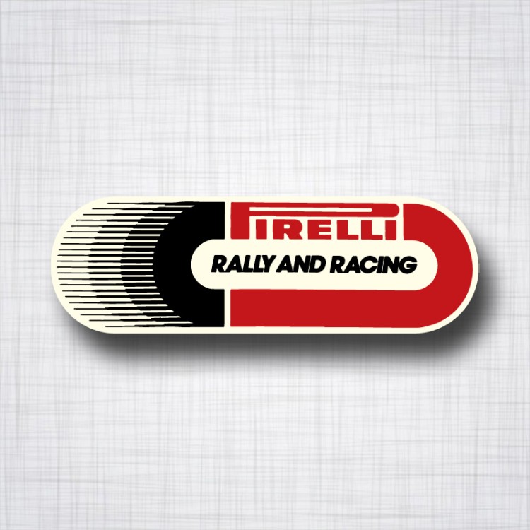 Sticker Pirelli Rally and Racing.