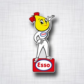 Sticker ESSO Goutte d'huile Fille