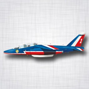 Sticker Avion Alphajet.