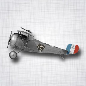 Sticker Avion Nieuport Ni 17.