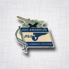 Sticker Pan American Airways System.