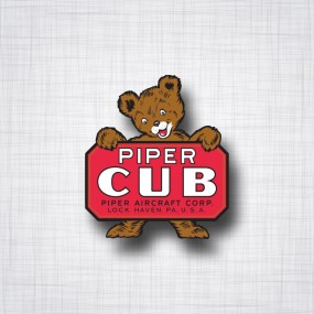 Sticker Piper Cub.