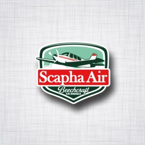 Sticker Scapha Air Beechcraft.