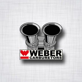 Sticker Weber Carburetors.